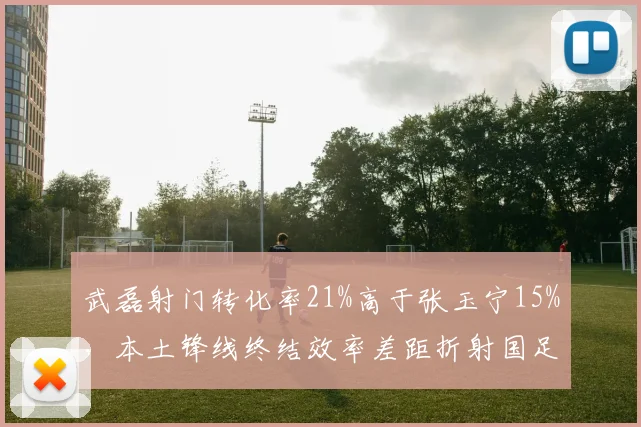武磊射门转化率21%高于张玉宁15%，本土锋线终结效率差距折射国足困境